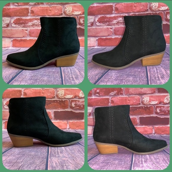 NIB JustFab IOMA Bootie Black Size 9 - Picture 3 of 5